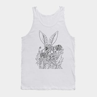 Rabbit hiding Tank Top